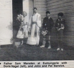 Anglican Church, Eumungerie, Doris Nagel, Sam Marsden, John & Pat Barwick